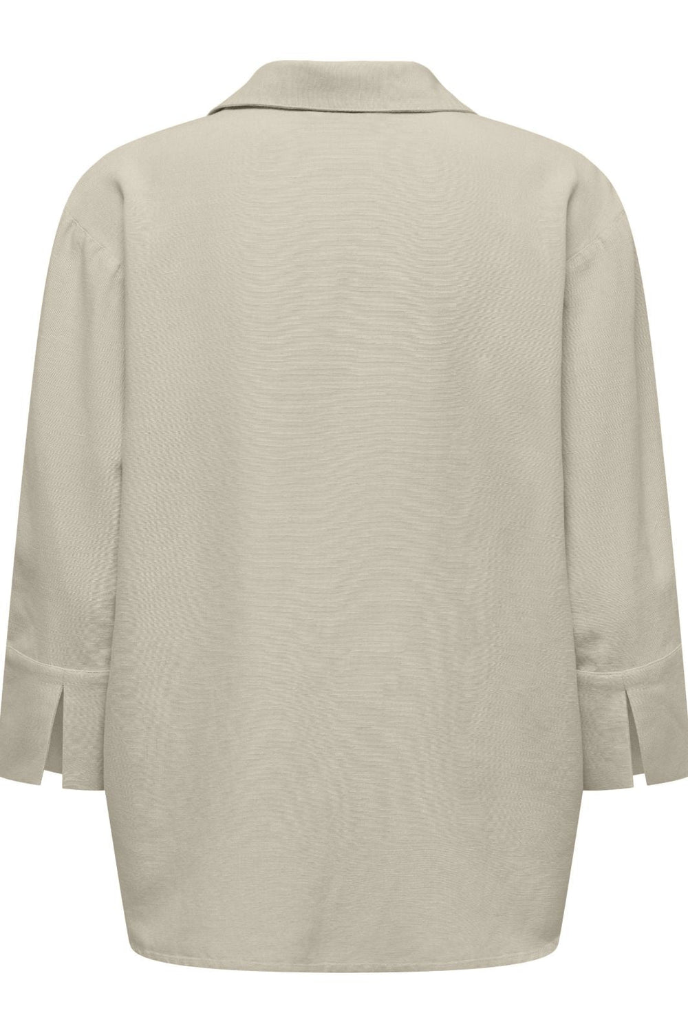 JDY - Jdylucia 3/4 Linen Shirt - 4941425 Oatmeal Skjorter