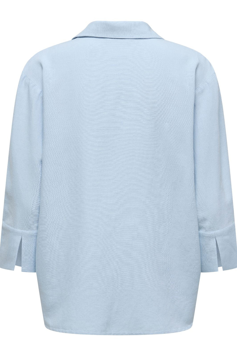 JDY - Jdylucia 3/4 Linen Shirt - 4941426 Cashmere Blue Skjorter