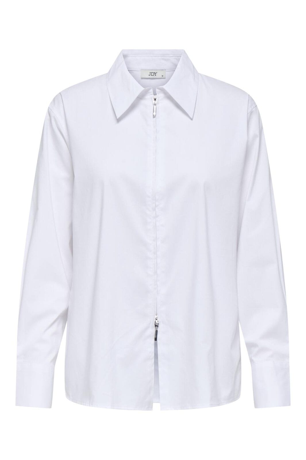 JDY - Jdymio L/S Zip Shirt - 4858745 White