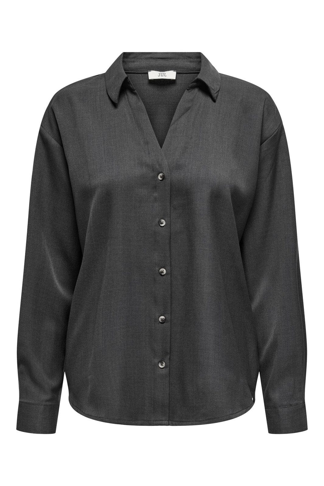 JDY - Jdynina L/S Shirt - 4772636 Dark Grey Melange
