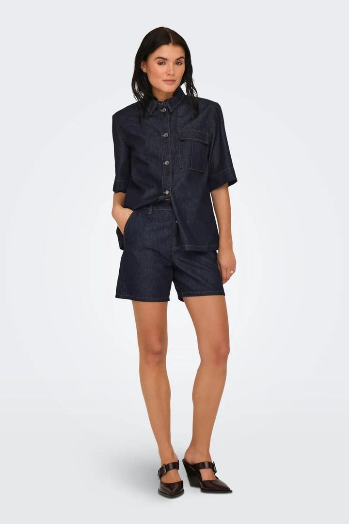 JDY - Jdysansa Shorts Db - 4743455 Dark Blue Denim