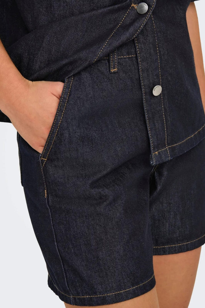 JDY - Jdysansa Shorts Db - 4743455 Dark Blue Denim