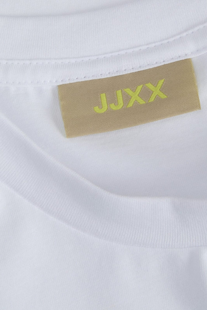 Jjxx - Jxastrid Sl Boxy Print Tee - 4798970 Bright White Ocean Magic T-shirts