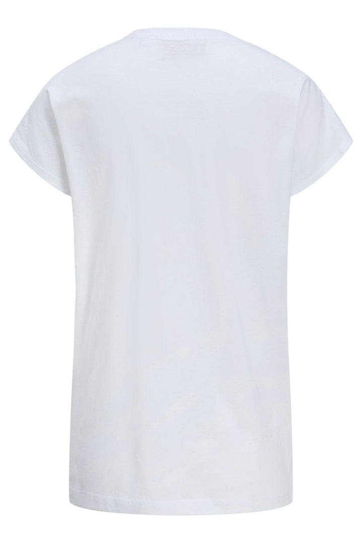 Jjxx - Jxastrid Sl Boxy Print Tee - 4798970 Bright White Ocean Magic T-shirts