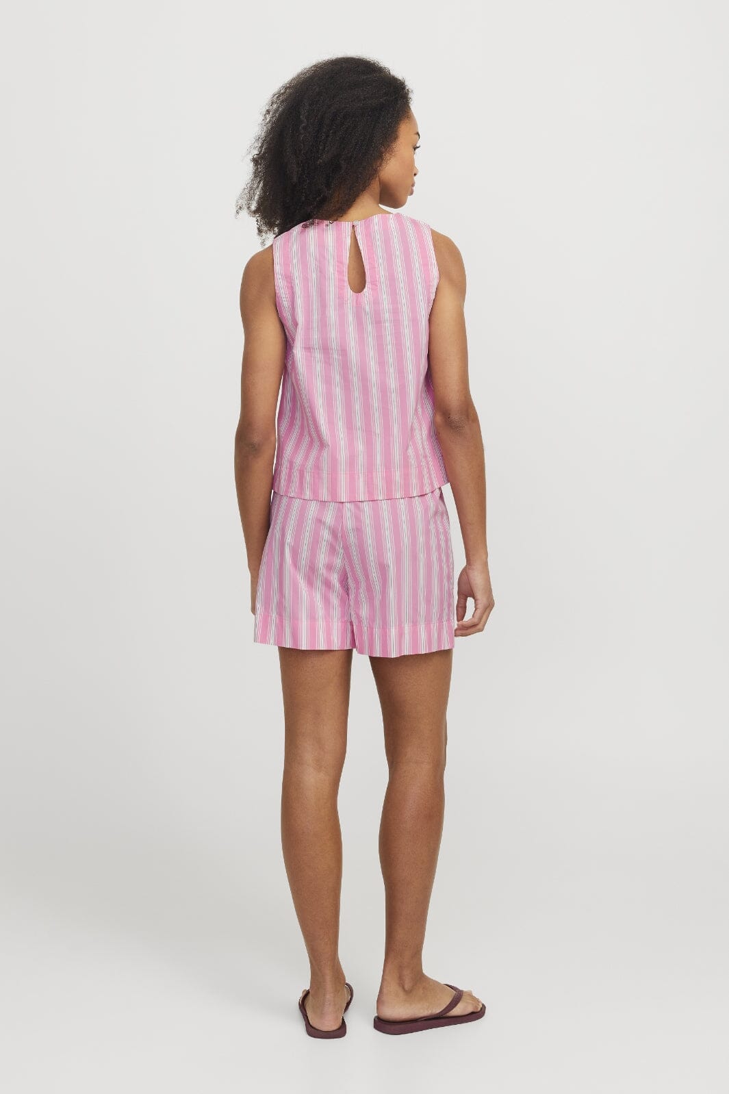 Jjxx - Jxava Poplin Sl Top - 4652000 Morning Glory Striped