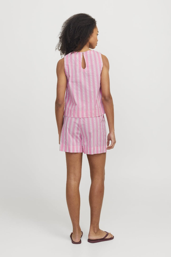 Jjxx - Jxava Poplin Sl Top - 4652000 Morning Glory Striped