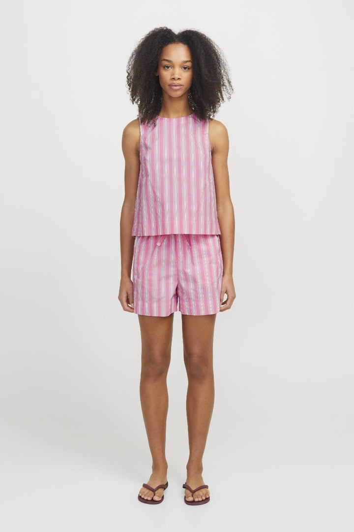 Jjxx - Jxava Poplin Sl Top - 4652000 Morning Glory Striped