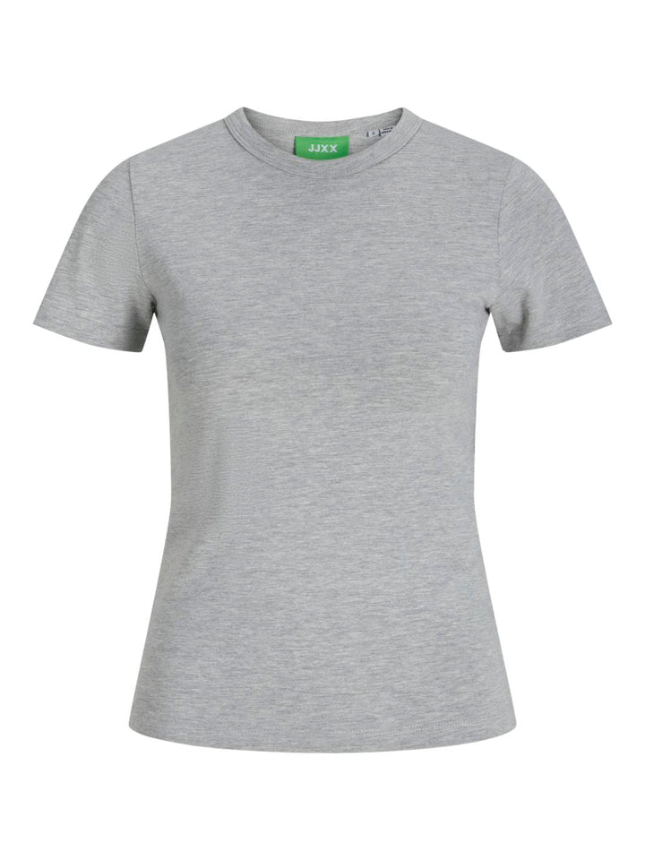 Jjxx - Jxgigi Str Ss Tee - 4725895 Light Grey Melange