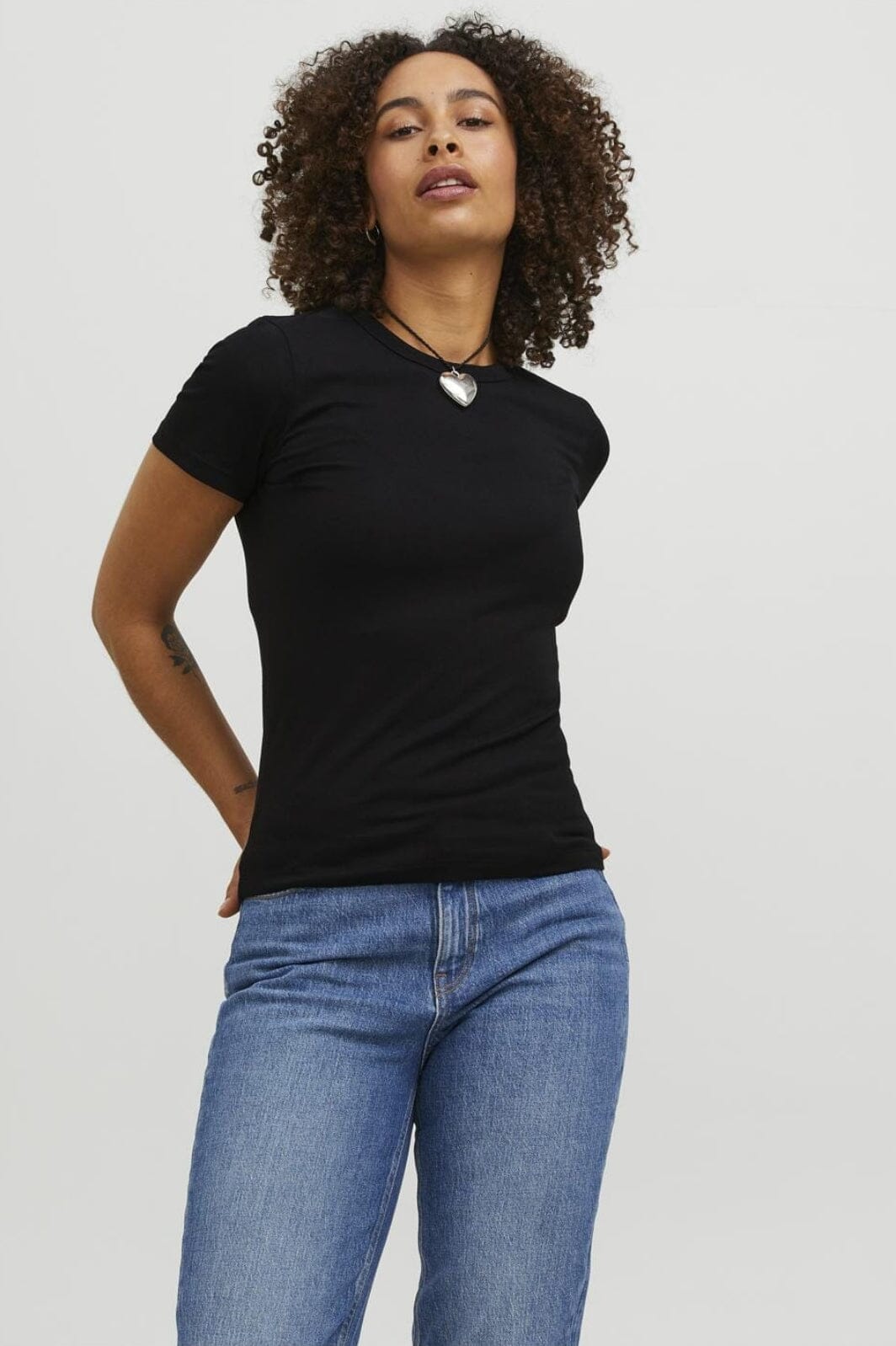 Jjxx - Jxgigi Str Ss Tee Sn - 4389305 Black T-shirts