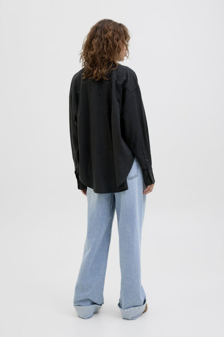 Jjxx - Jxjamie Breeze Summer Ls Shirt Sn - 4653026 Black