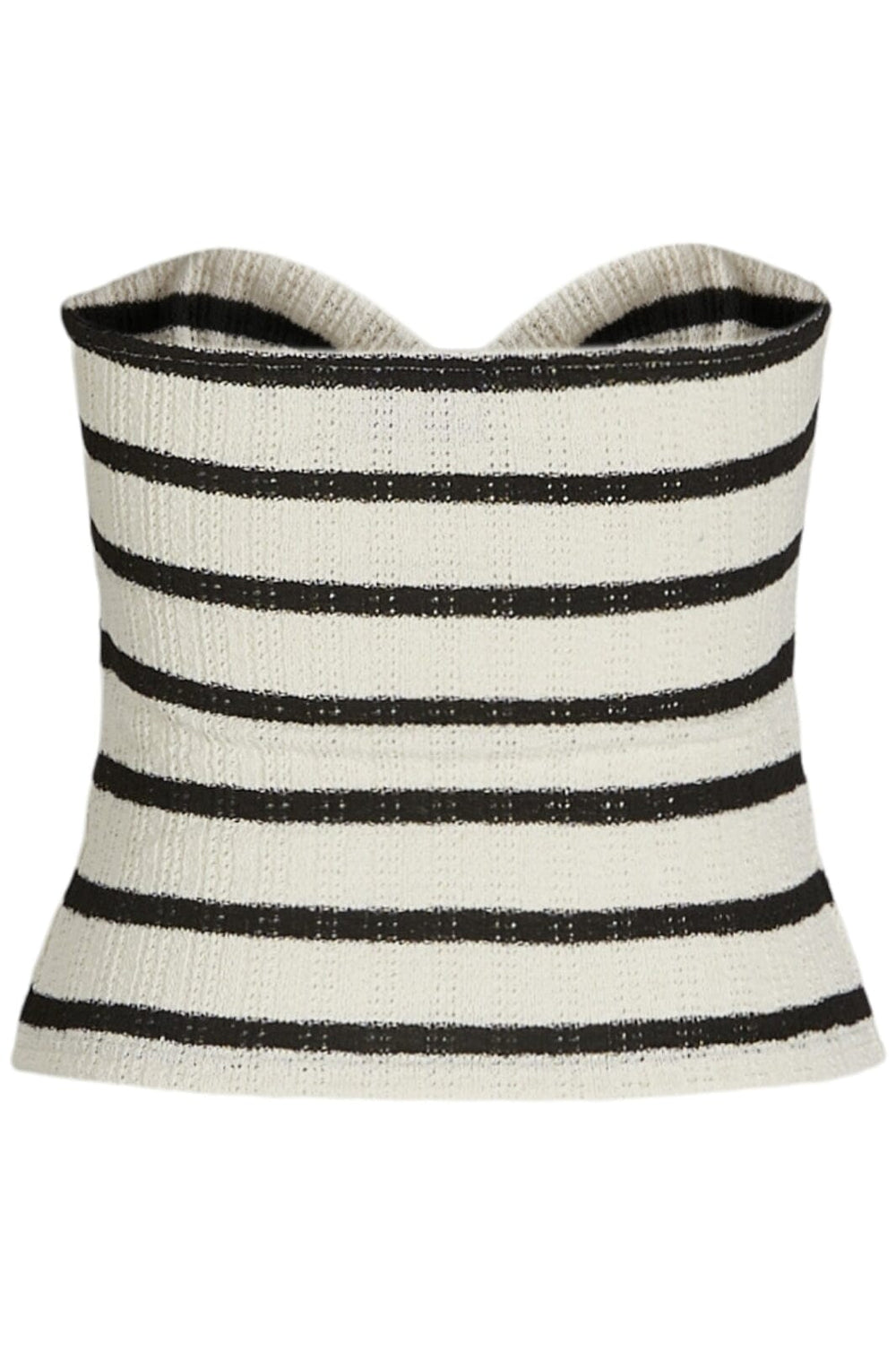 Jjxx - Jxlinnea Bandeau Twist Top - 4759376 Black Vanilla Ice Toppe