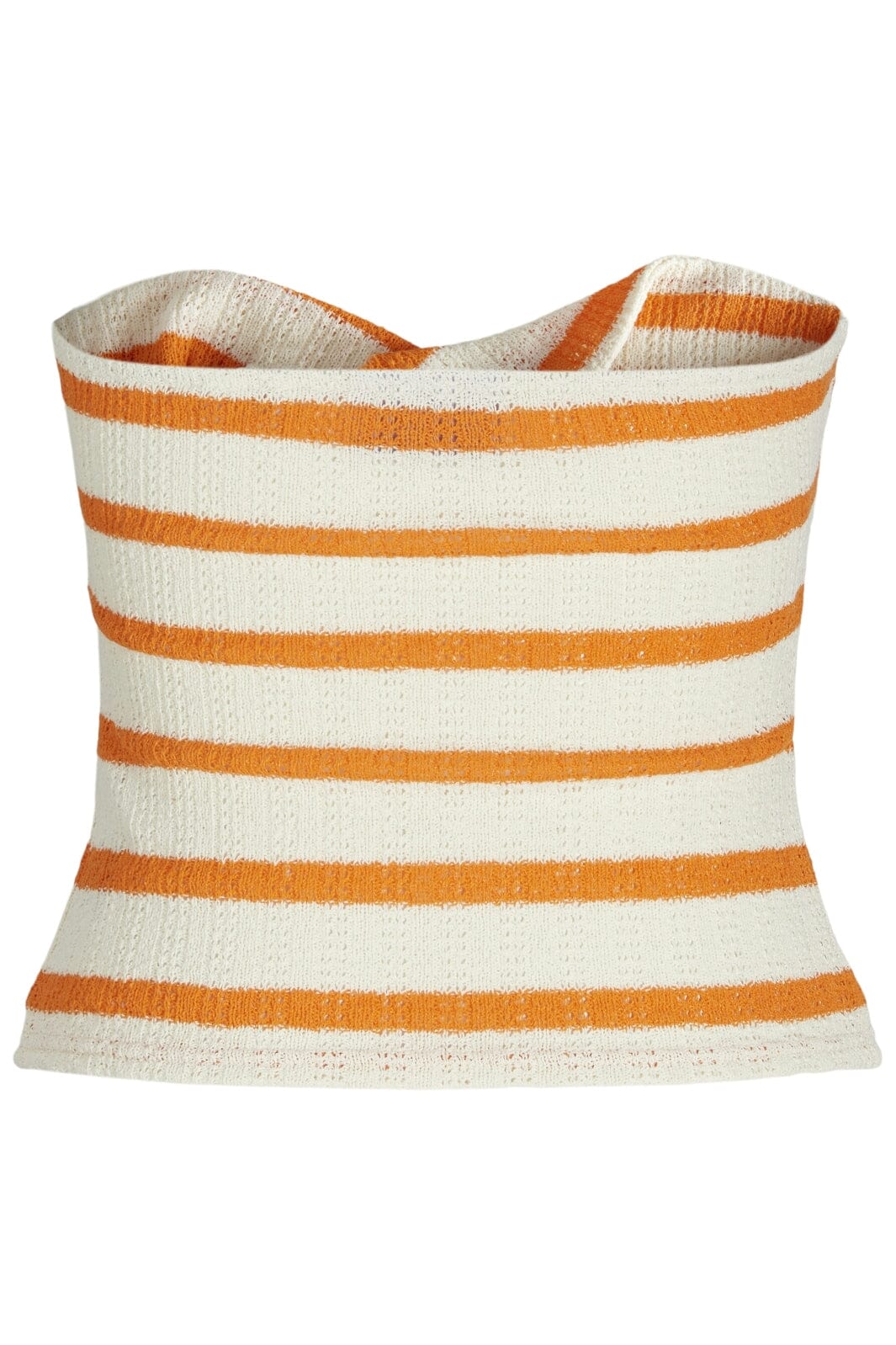 Jjxx - Jxlinnea Bandeau Twist Top - 4759377 Persimmon Orange Vanilla Ice Toppe