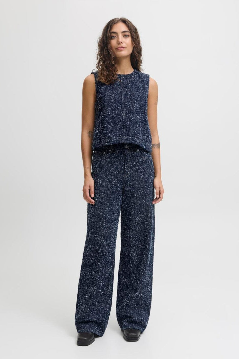 Jjxx - Jxtokyo Wide R372 Ln - 5007011 Dark Blue Denim