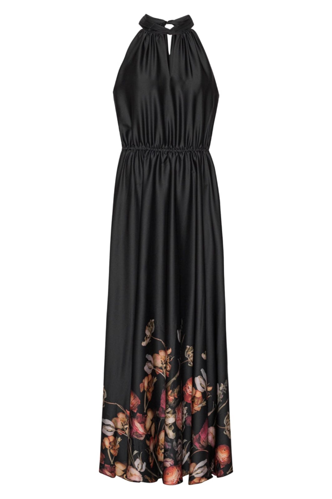 Karmamia - Ava Maxi Dress - Black Blossom Kjoler