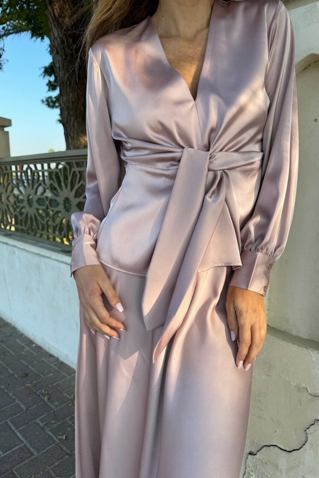 Karmamia - Blair Blouse - Semi Rich Blush Bluser