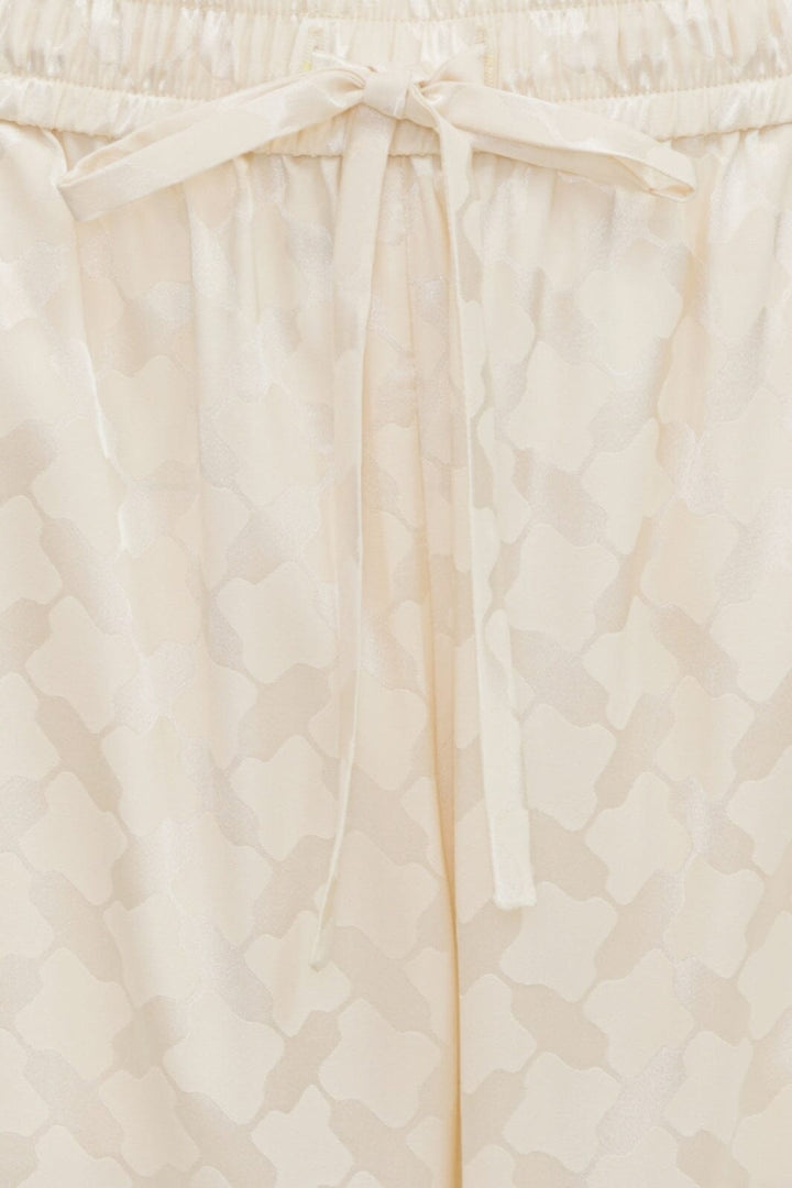 Karmamia - Cora Pants - Ivory Keffiyeh Jacquard