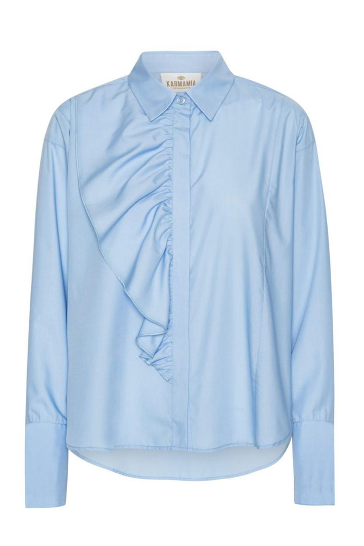 Karmamia - Drew Shirt 2209 - Sky Blue Cotton Skjorter