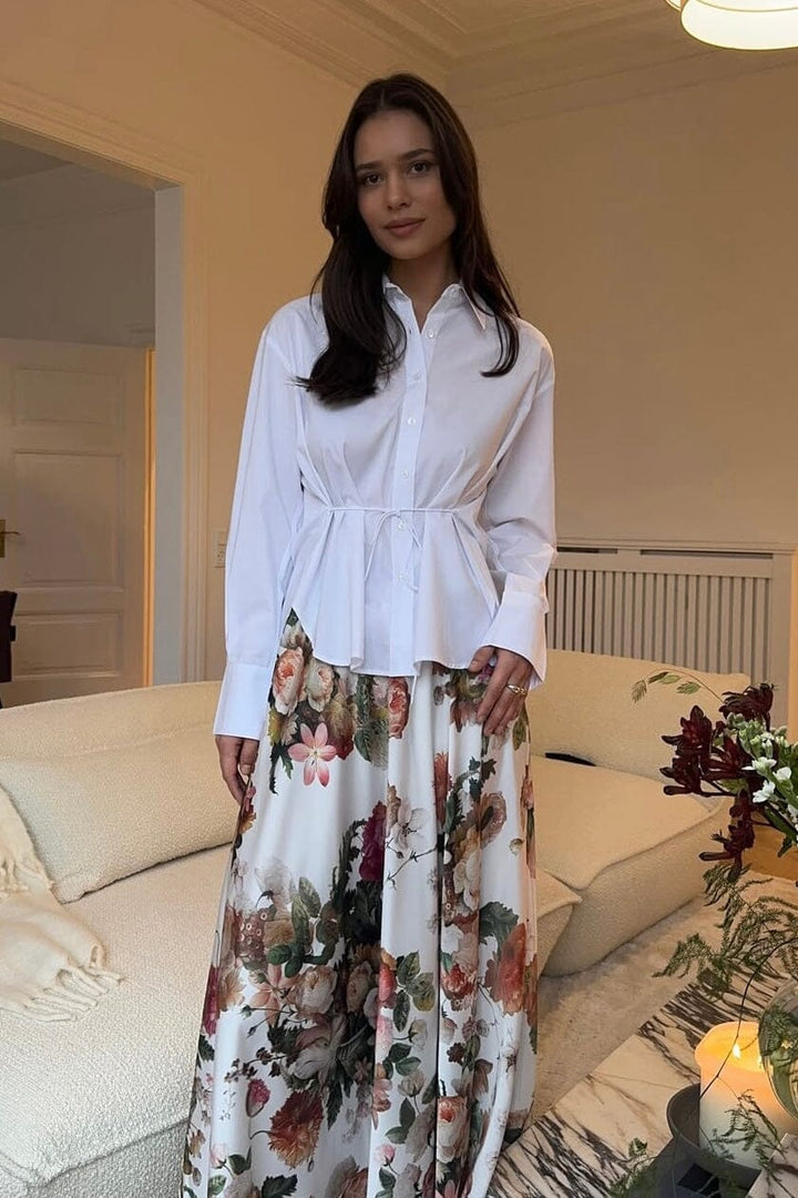 Karmamia - Edie Shirt 2101 - Cloud White Skjorter