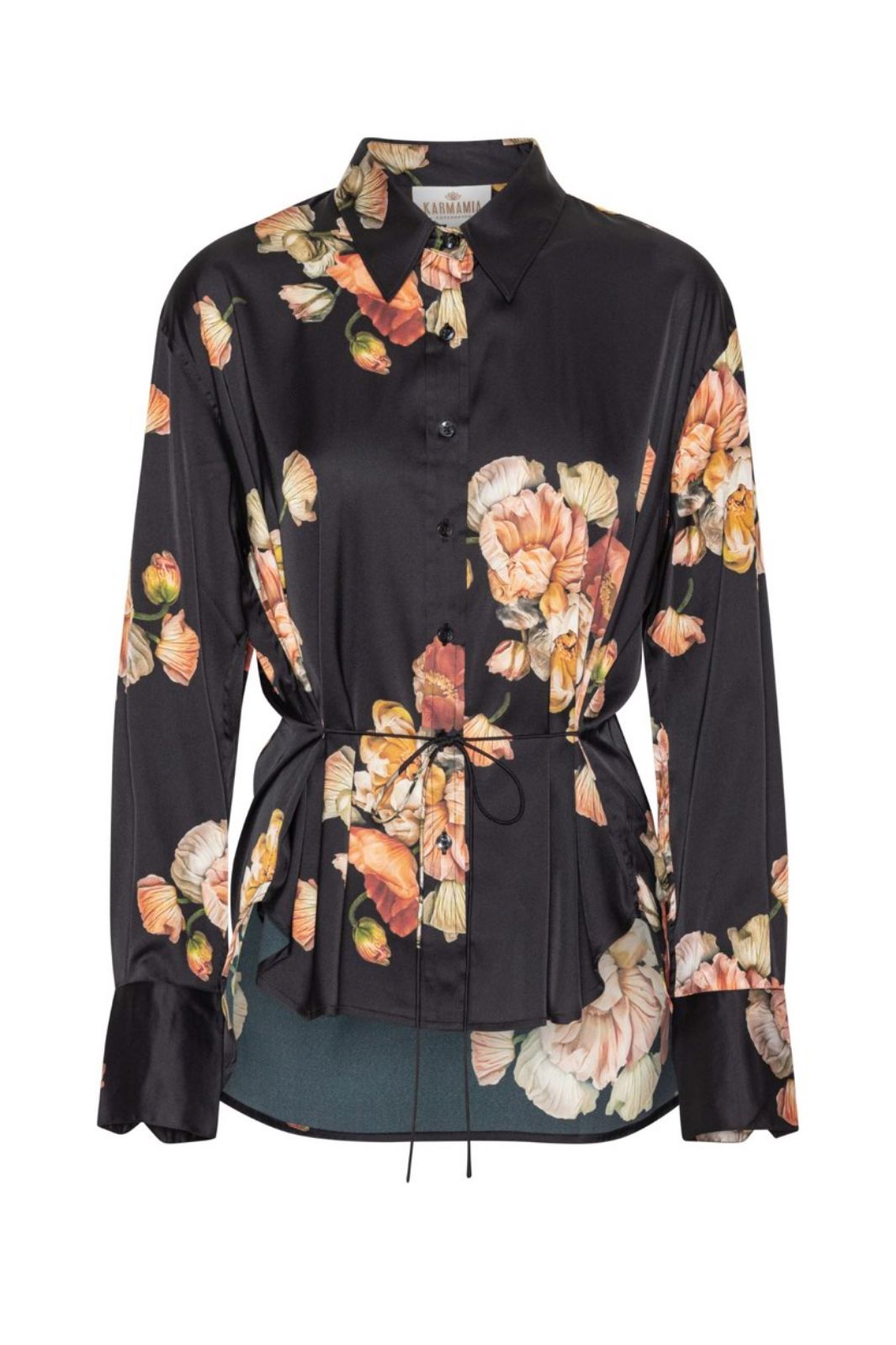 Karmamia - Edie Shirt 2204 - Poppy Bouquet Skjorter