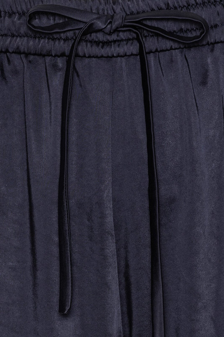 Karmamia - Garcia Pants - Navy Rich Satin Bukser