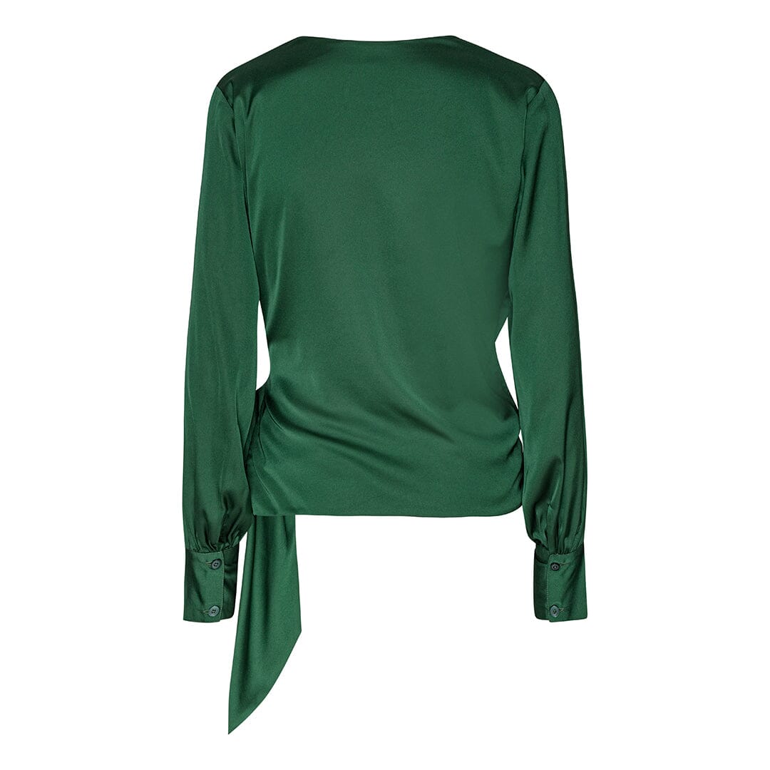 Karmamia - Ines Blouse - Hunter Green Bluser