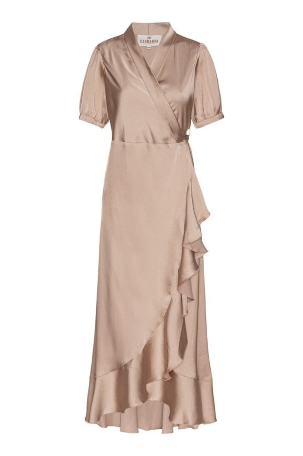 Karmamia - Iris Dress 2035 - Hammered Satin Blush