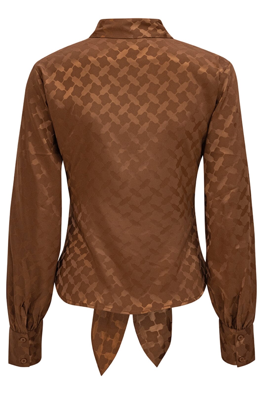 Karmamia - Lee Shirt - Camel Keffiyeh Jacquard