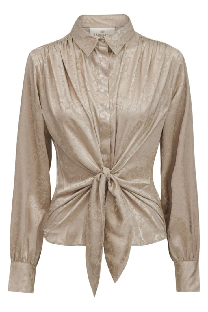 Karmamia - Lee Shirt - Pearl Paisley Jacquard Skjorter