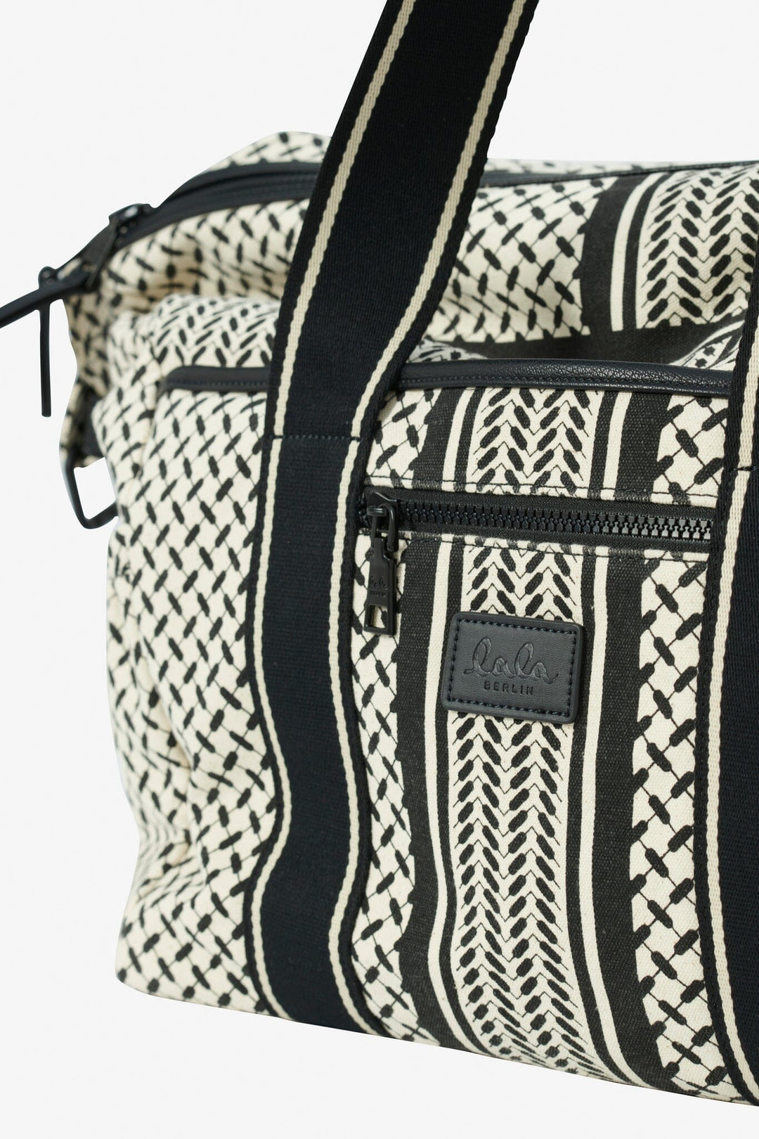 Lala Berlin - Big Bag Muriel 2.0 - heritage stripe black