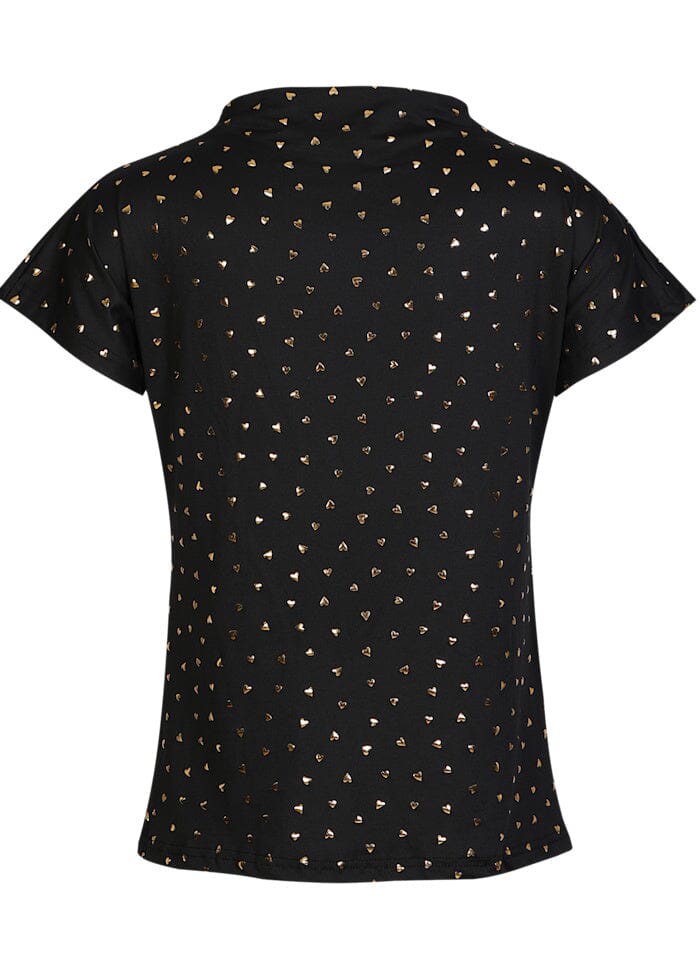 Liberte - Alma-Top 9501 - Black Gold Heart Toppe