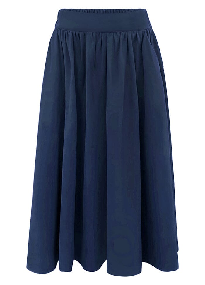 Liberte - Frede Long Skirt 22112 - Navy Nederdele