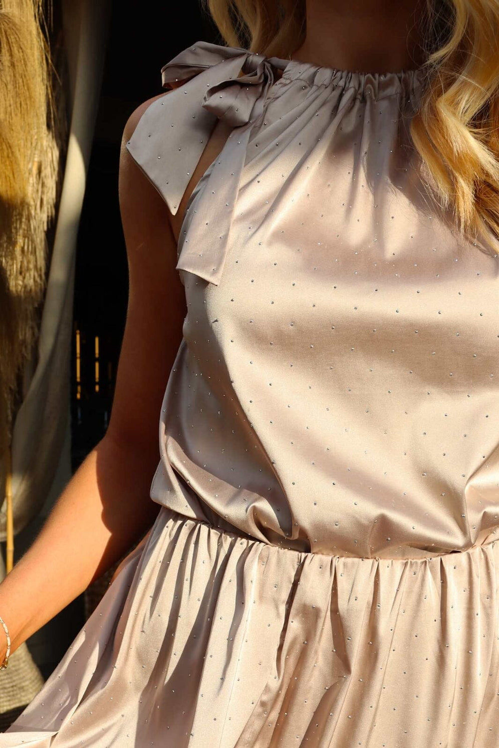 Liberte - Hailey-Halterneck-Top 21284 - Champagne Diamond