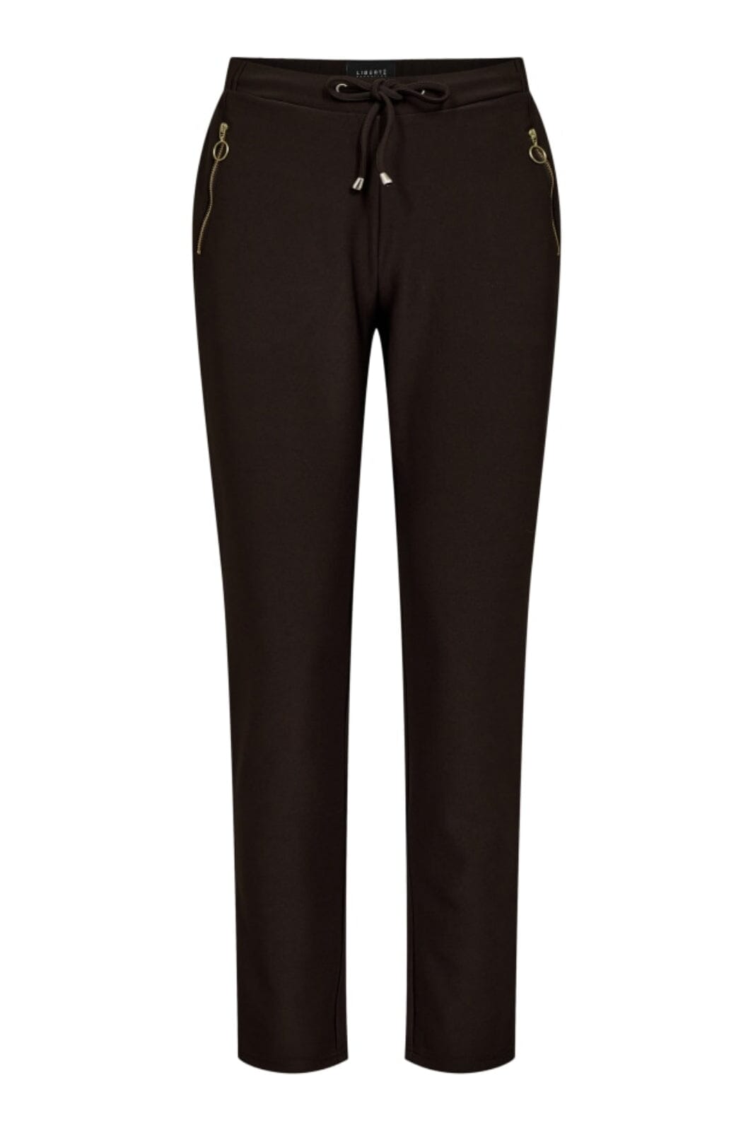 Liberte - Henne-Zip-Pants - Coffee Bean Bukser