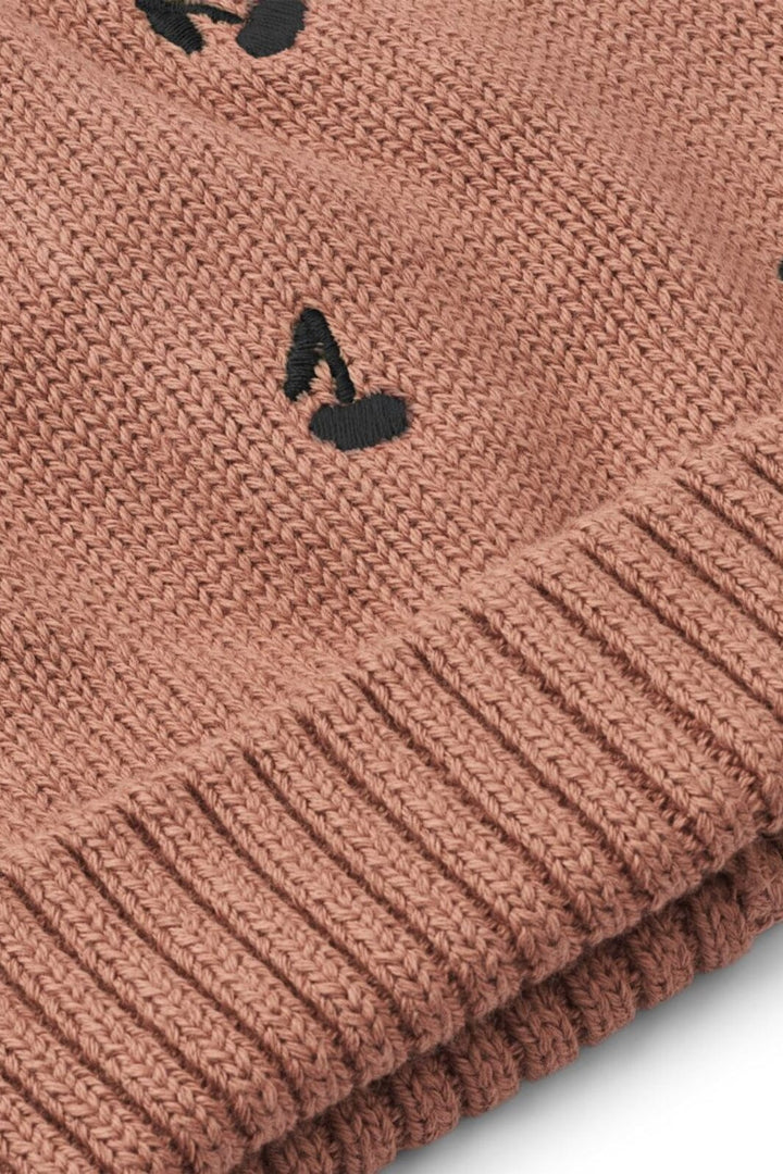 Liewood - Aster Beanie - Cherries / Dark rosetta
