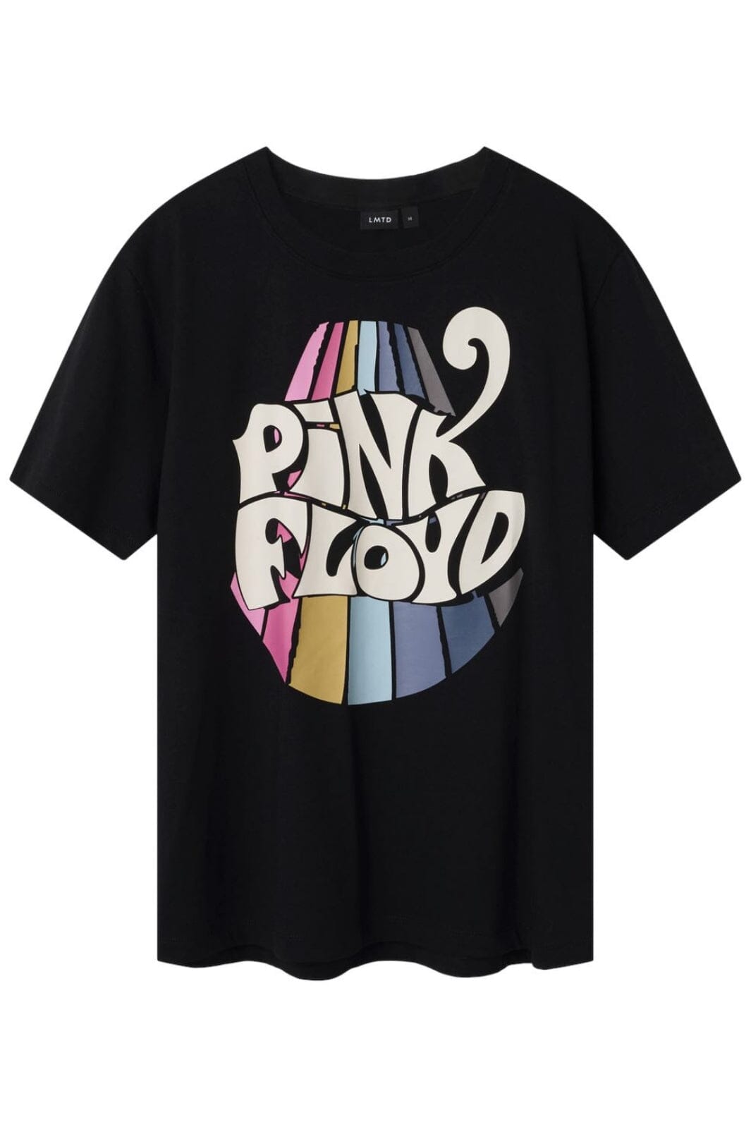 Lmtd - Nlfasba Pinkfloyd Ss Top Lad Bfu - 4698120 Black T-shirts