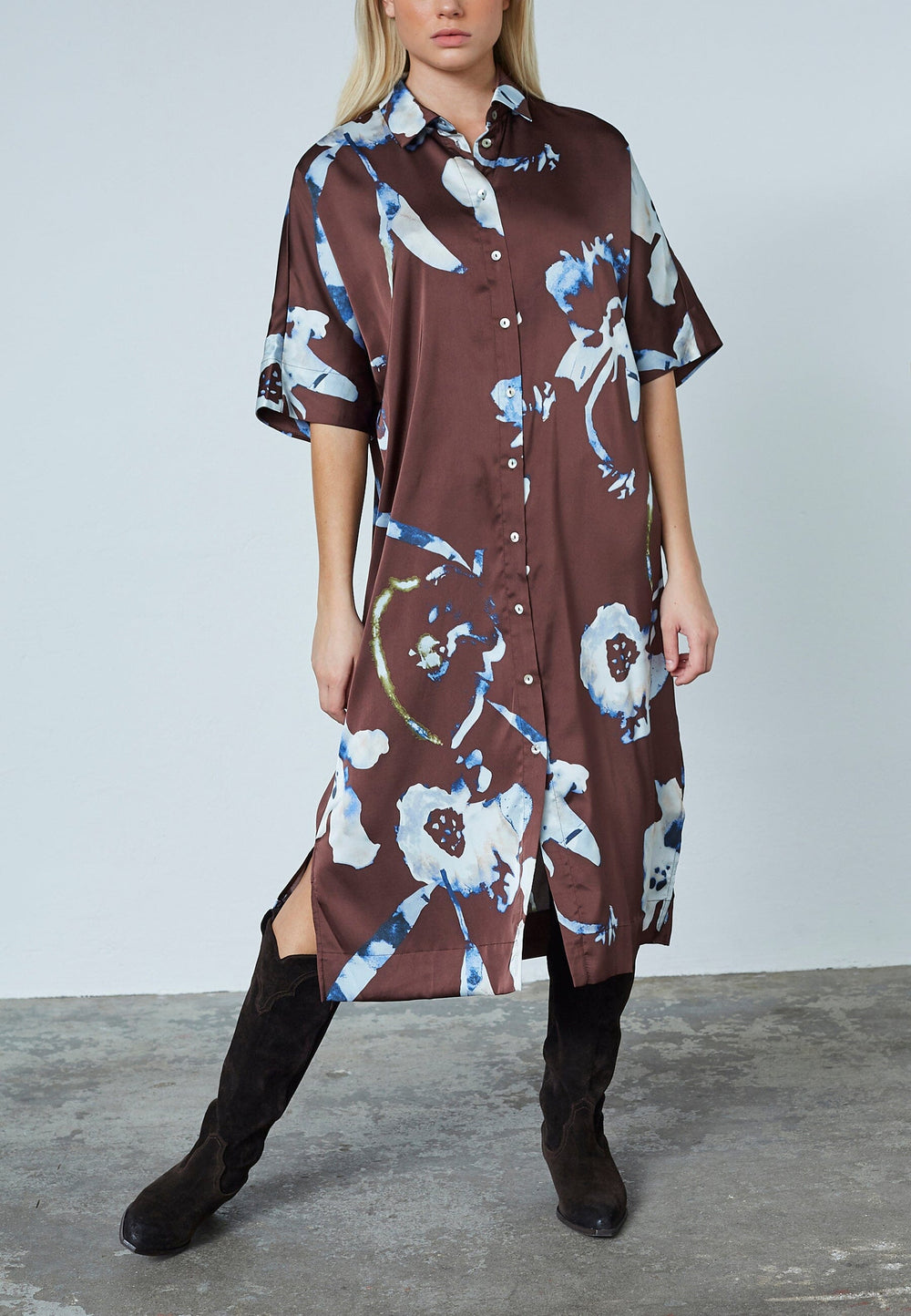 Love & Divine - Love1397-1 19387 - 801 - Choco / Blue Kjoler