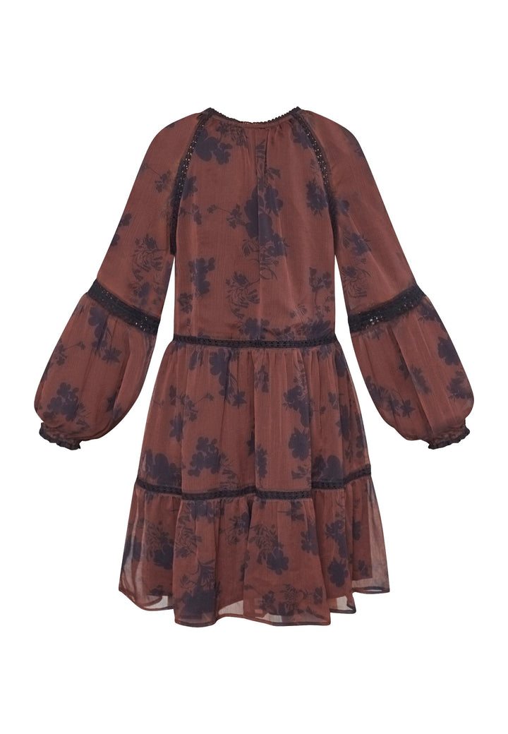 Love & Divine - Love1406 19132 - 800 - Bordeaux/Flower Kjoler