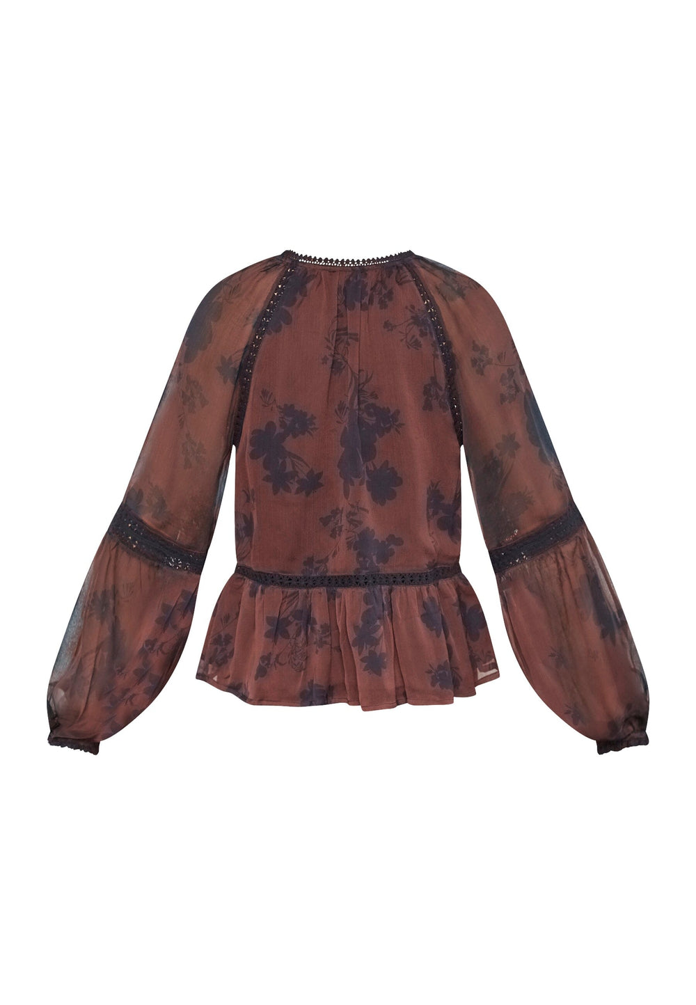 Love & Divine - Love1407 19133 - 800 - Bordeaux/Flower Bluser