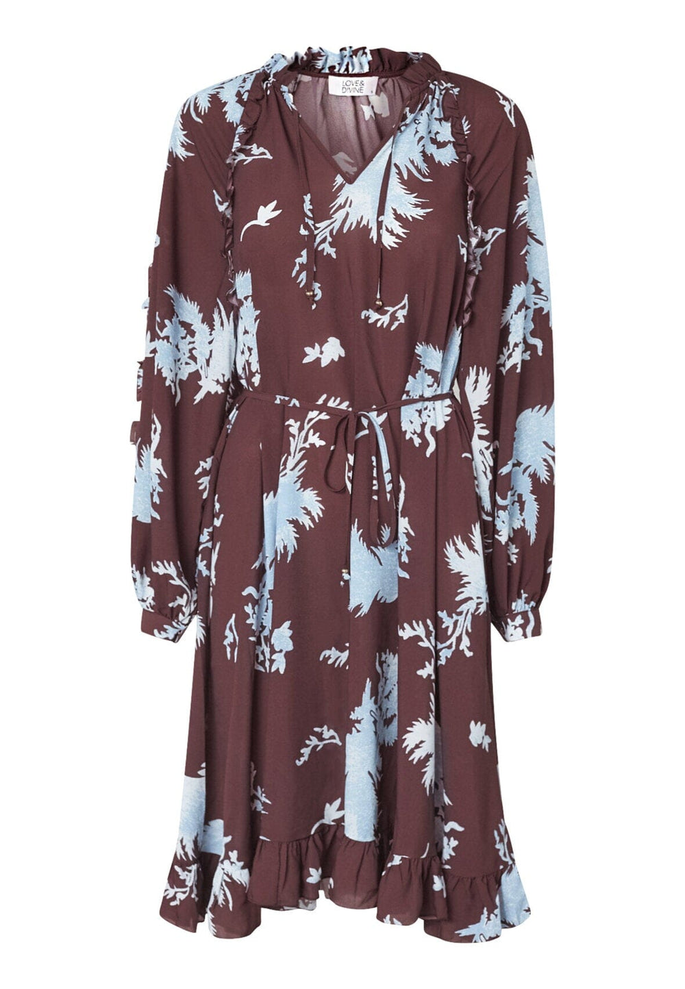 Love & Divine - Love1434 19293 - 802 - Bordeaux/Leaf Kjoler