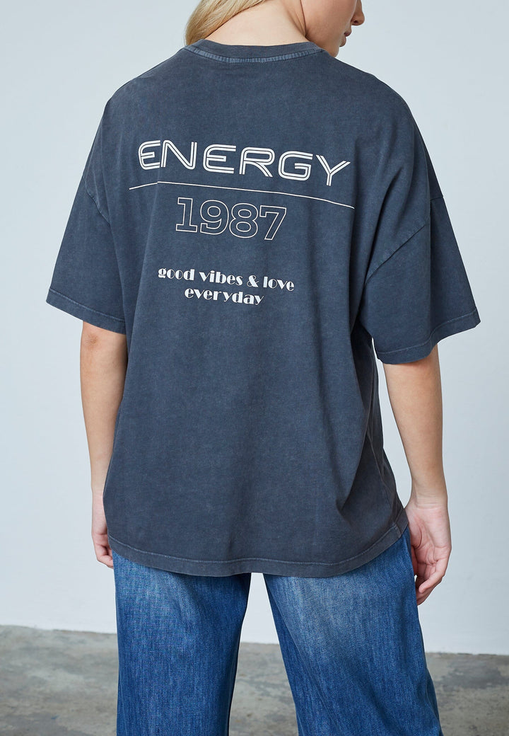 Love & Divine - Love1455 19370 - 053 - Grey Wash T-shirts