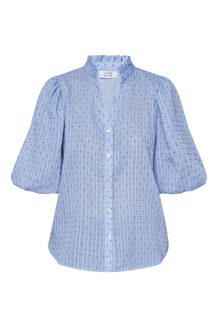 Love & Divine - Love456-7 18851 - 402 - Blue Dot Skjorter