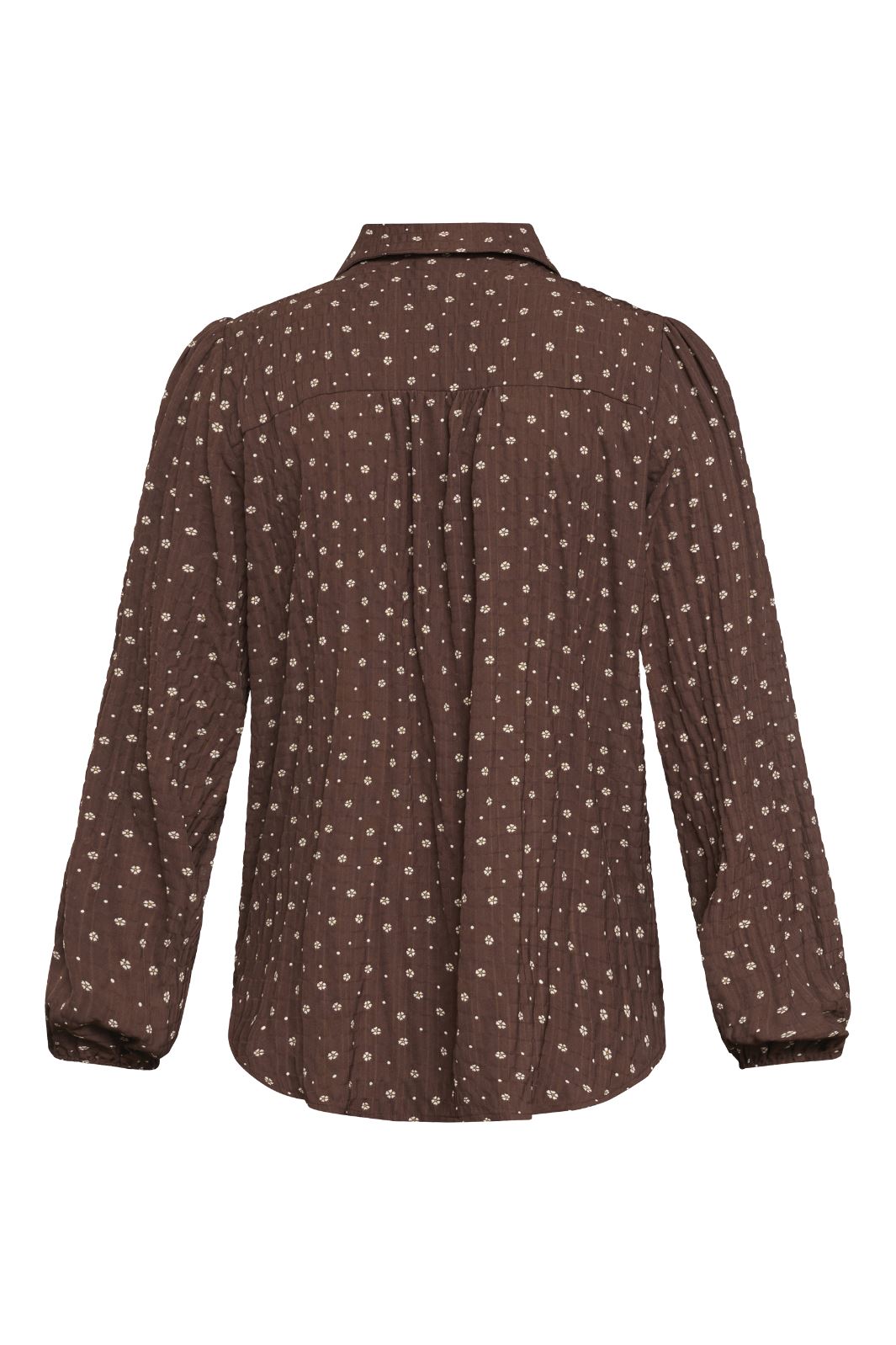 Love & Divine - Love571-8 18468 - 813 - Brown Flower Skjorter