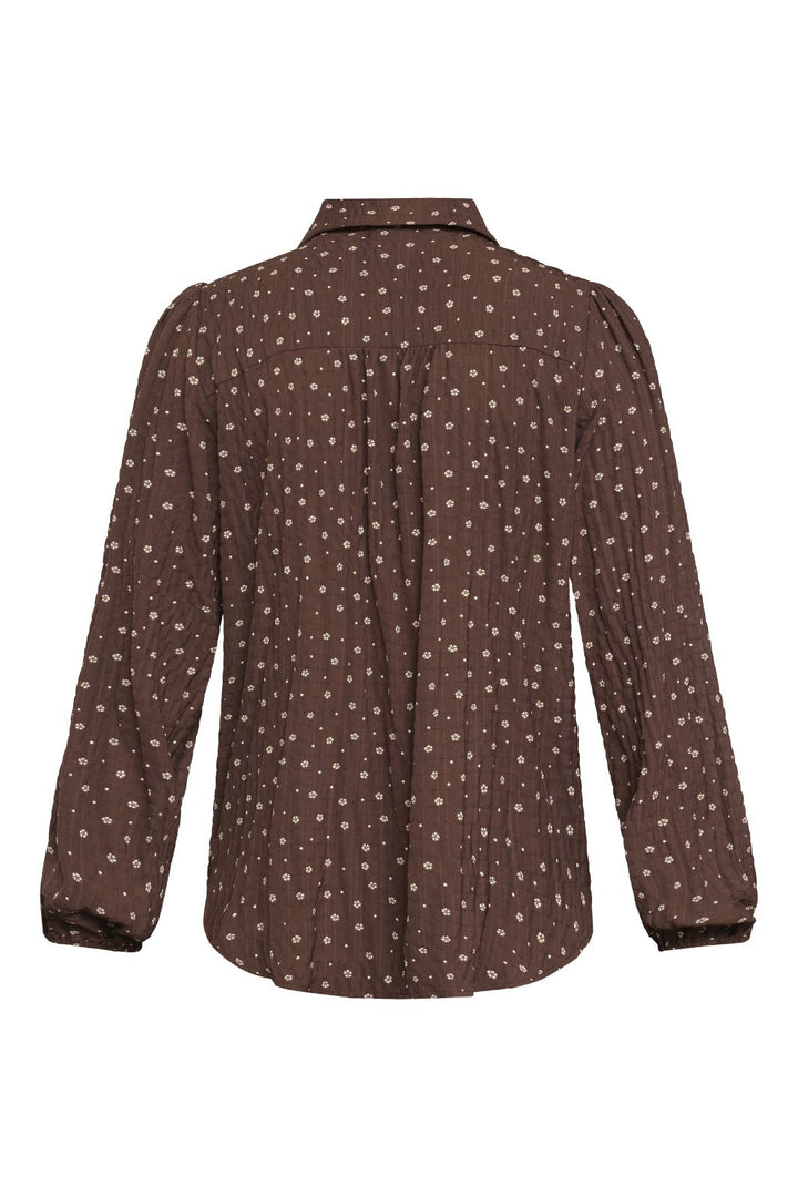 Love & Divine - Love571-8 18468 - 813 - Brown Flower Skjorter