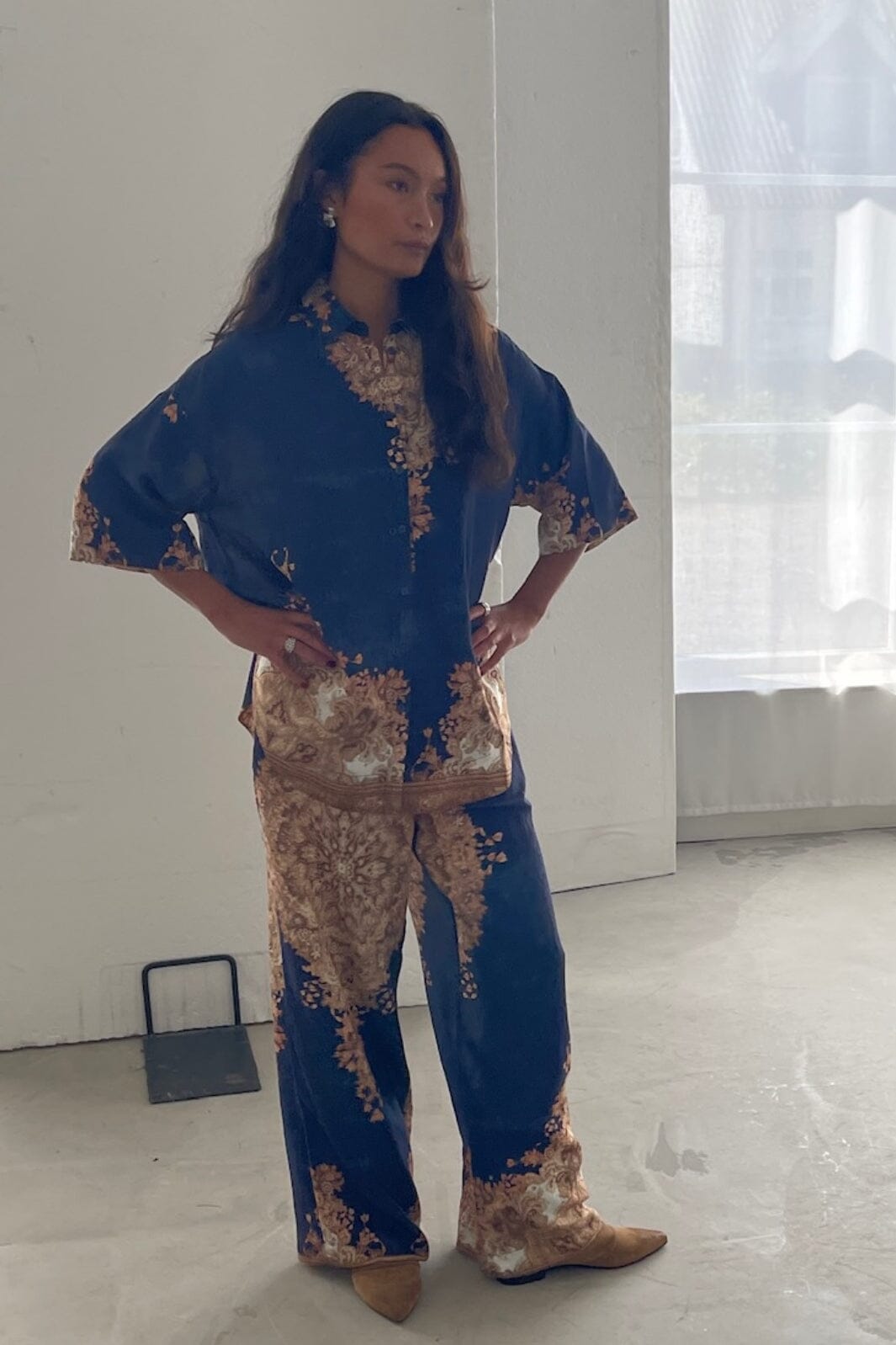 Love & Divine - Love971-12 19181 - 800 - Navy/Paisley Skjorter