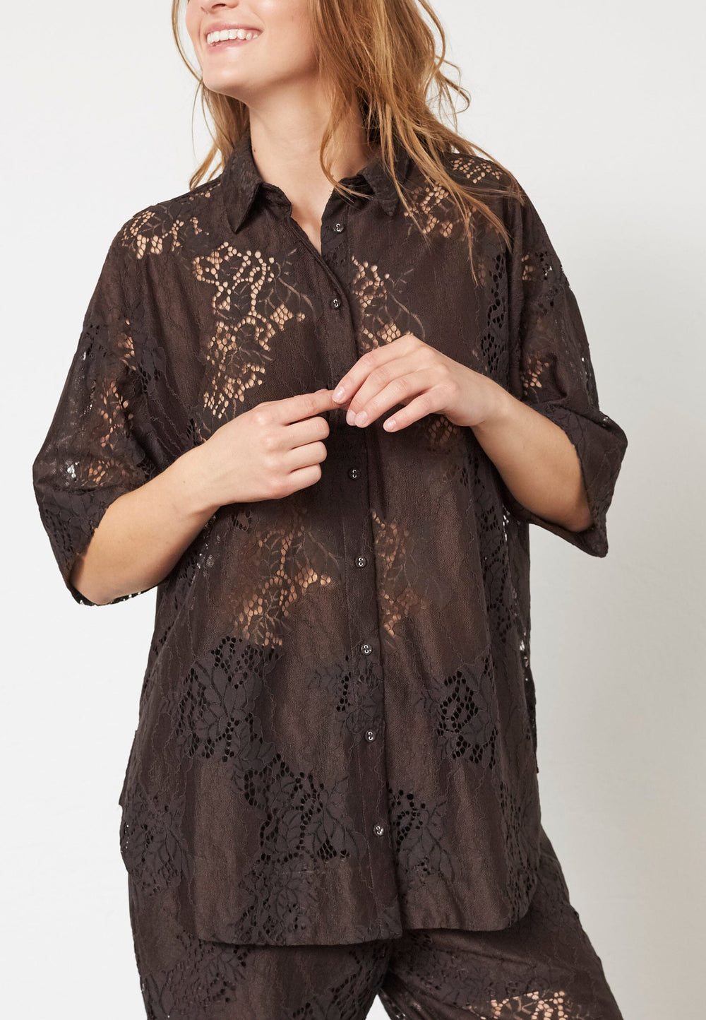 Love & Divine - Love971-8 18607 - 222 - D. Chocolate Skjorter