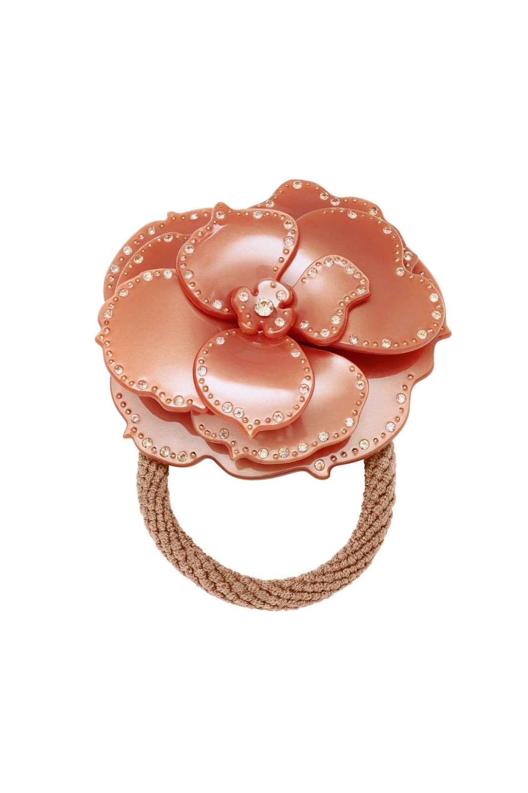 Maanesten - Roas Hairelastic, Cranberry - 4034 Hårelastikker