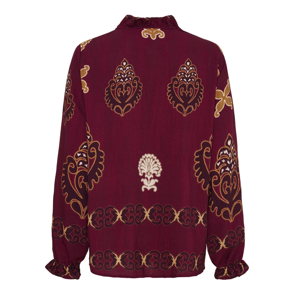 Marta Du Chateau - Mdcbrook Shirt 7648 - Bordeaux3257Tpk Skjorter