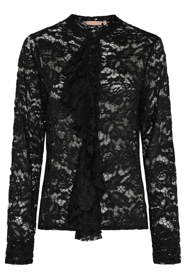 Marta Du Chateau - Mdcclaire Shirt H4180-W6 - Black Skjorter