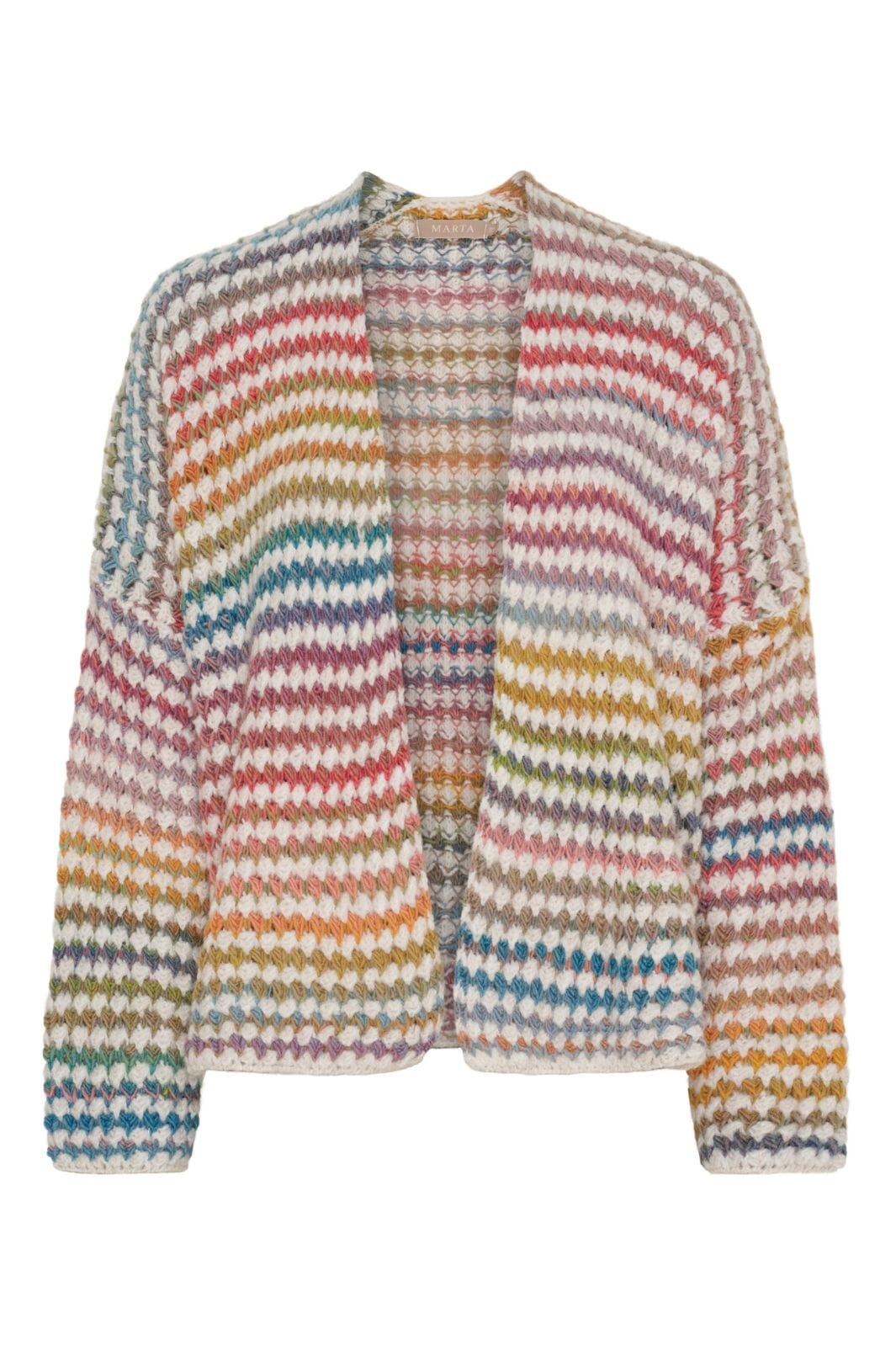 Marta Du Chateau - Mdclysandra Knit Cardigan 25664 - Cream112126 Cardigans