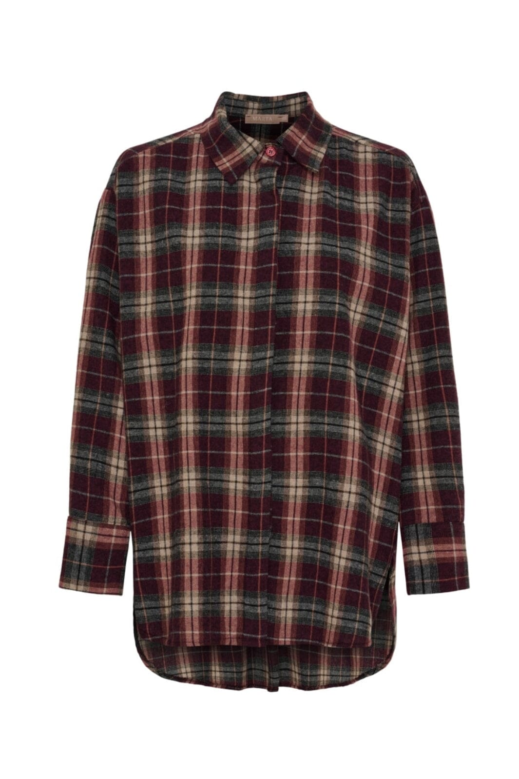 Marta Du Chateau - Mdcorlanda Shirt 7497 - Bordeaux4